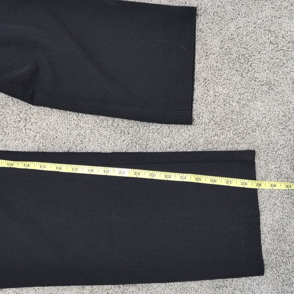 Chico's Black Straight Leg Slacks Work Pants Women's Size 1(8) Short - Picture 7 of 9